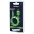 Manhattan 1m USB 2.0-A/Lightning Green 394215