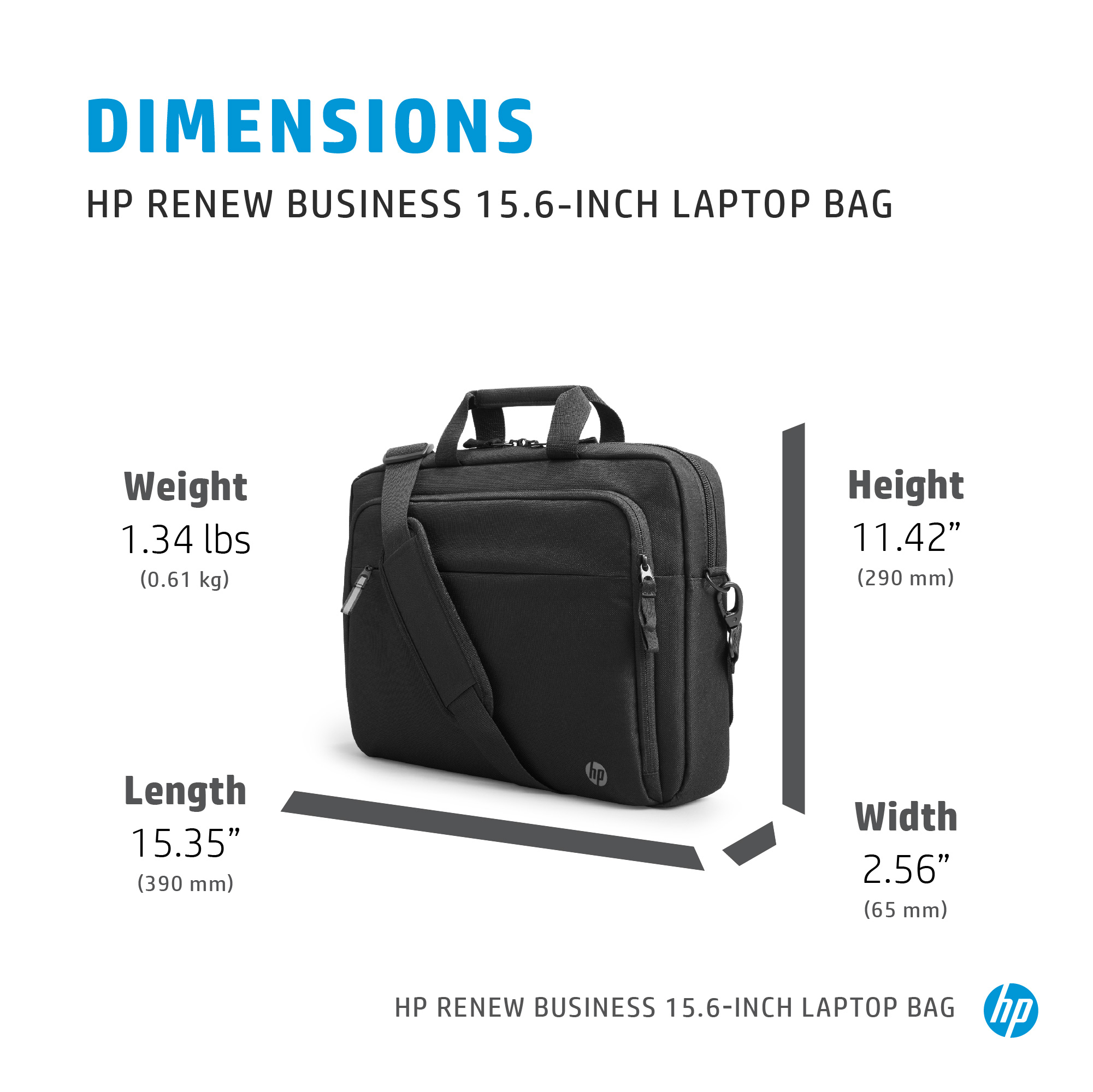 HP Renew Business 15.6-inch Notebook Carry Case 3E5F8AA - Image 4