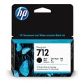 HP 712 DesignJet Black Standard Yield Ink Cartridge Original 3ED70A Single-pack