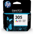 HP 305 Cyan Magenta Yellow Standard Yield Printer Ink Cartridge Original 3YM60AE Single-pack