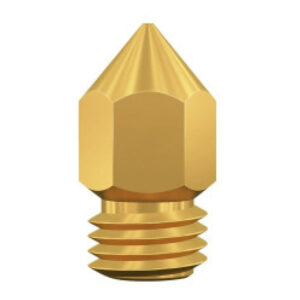 Creality D6 0.6mm H62 Brass Nozzles 5-Pack 4004020044
