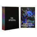 Creality A4 Rainbow Holographic Laser Scratch Art Paper 50-Pack 4008060161