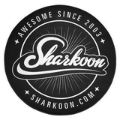 Sharkoon Black and White 120cm Round Floor Mat 4044951027606