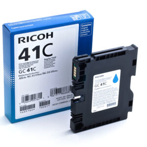 Ricoh 405762 Cyan Standard Yield Printer Ink Cartridge Original Single-pack