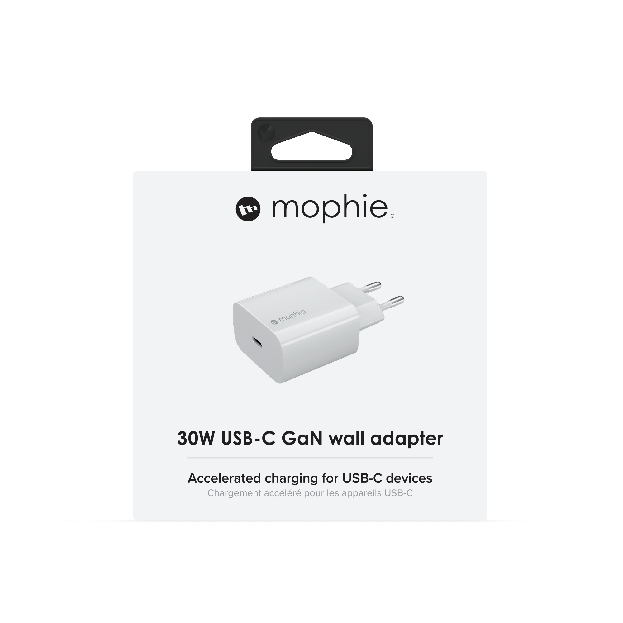 ZAGG Mophie 30W USB-C GaN Wall Adapter EU White 409908422 - Image 4