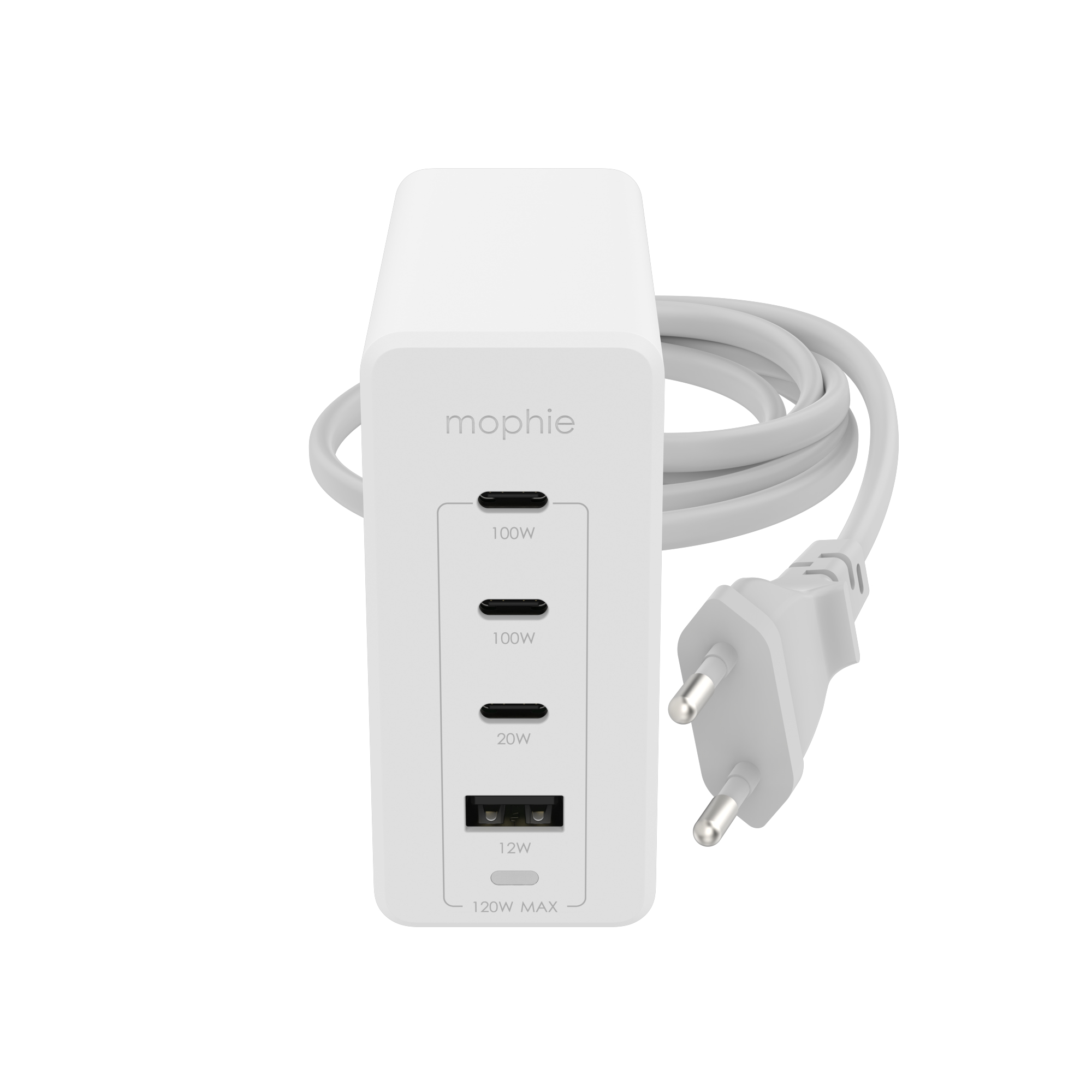 ZAGG Mophie 120W GaN USB-C PD Wall Adapter EU White 409909309