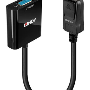 Lindy 15cm DisplayPort to VGA Active Converter 41006