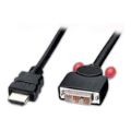 Lindy 5m HDMI to DVI-D Cable Black 41104
