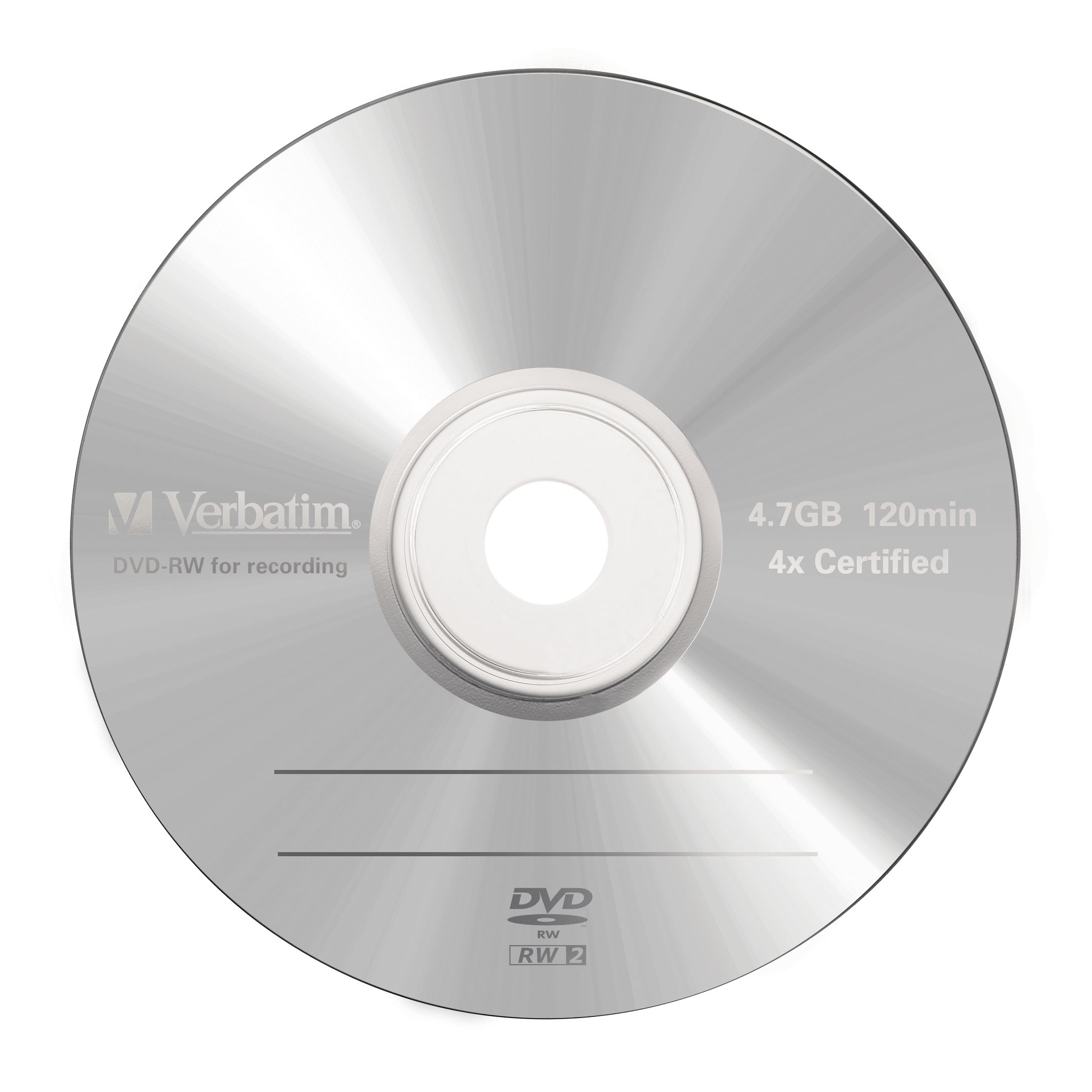 Verbatim DVD-RW 4X 4.7GB Discs - 5-pack - Image 4