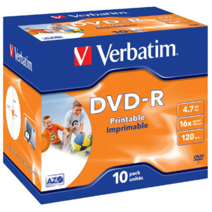 Verbatim 43521 Blank DVD 4.7GB DVD-R 10-pack