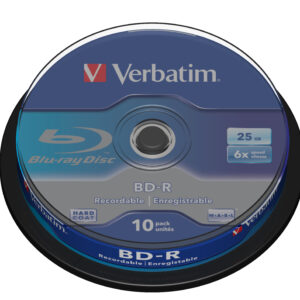 Verbatim BD-R SL 25GB 6 x 10 Pack Spindle 10-pack