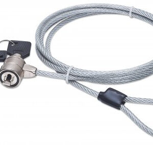 Manhattan Mobile Notebook Lock and Key 1.4m Compatible with Kensington Style Lock 440271