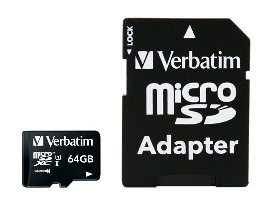 Verbatim Premium Memory Card 64GB MicroSDXC Class 10