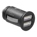 Goobay 12W Dual-USB Car Charger Black 44177