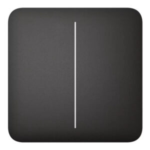 Ajax Smart LightSwitch Jeweller 2-Gang SoloButton Black 45119.144.BL