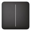Ajax Smart LightSwitch Jeweller 2-Gang SoloButton Black 45119.144.BL