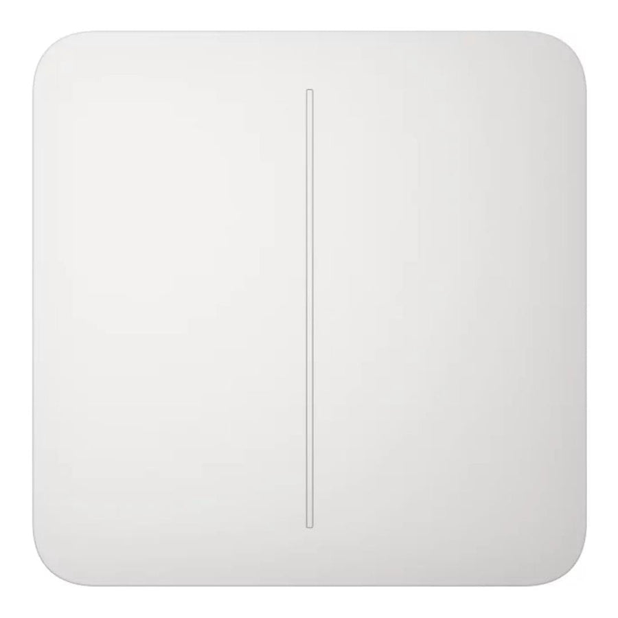 Ajax Smart LightSwitch Jeweller 2-Gang SoloButton White 45120.144.WH