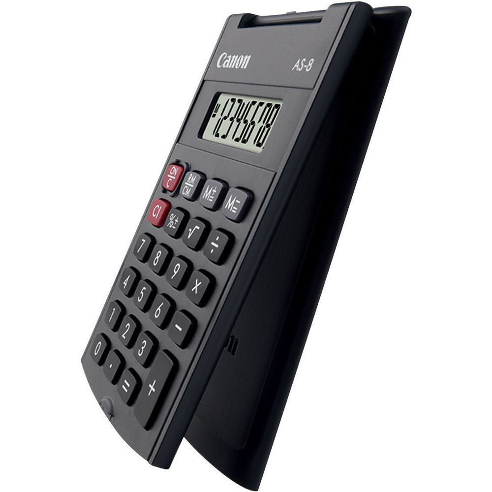 Canon AS-8 Pocket Calculator Grey 4598B001 - Image 3