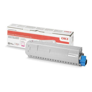 OKI C824 Magenta Toner Cartridge 5,000 Pages Original 47095702 Single-pack