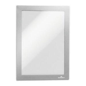 Durable DURAFRAME A3 Self Adhesive Magnetic Signage Frame 2-pack Silver 487323