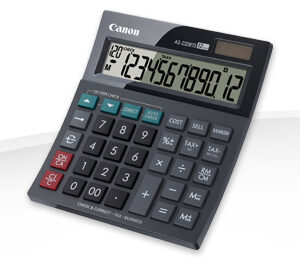 Canon AS-220RTS Desktop Calculator Black 4898B001