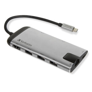 Verbatim USB-C 8-in-1 Multiport Hub 49142