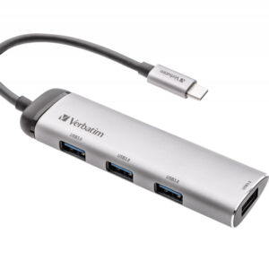 Verbatim USB-C 4-port USB 3.2 Gen 1 Multiport Hub 49147