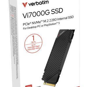 Verbatim Vi7000G 1TB M.2 2280 PCIe Gen 4x4 NVMe Internal SSD 49367