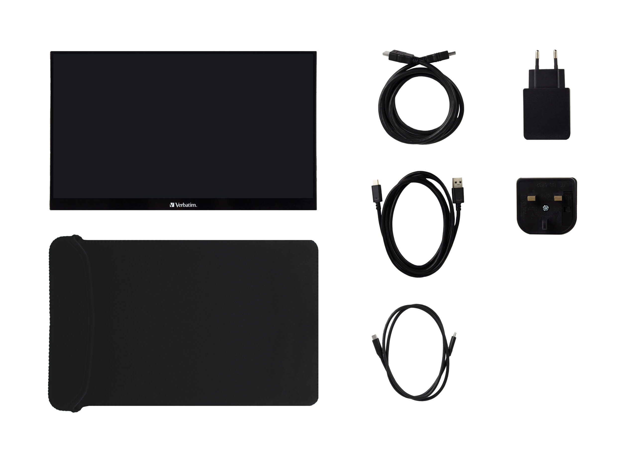 Verbatim PMT-14 14-inch 1920 x 1080p FHD Touchscreen 16:9 6ms IPS LCD Portable Monitor 49591 - Image 3