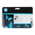 HP 738 DesignJet Black Ink Cartridge Original 498N4A Single-pack
