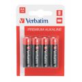 Verbatim AA Alkaline Battery 4-pack 49921