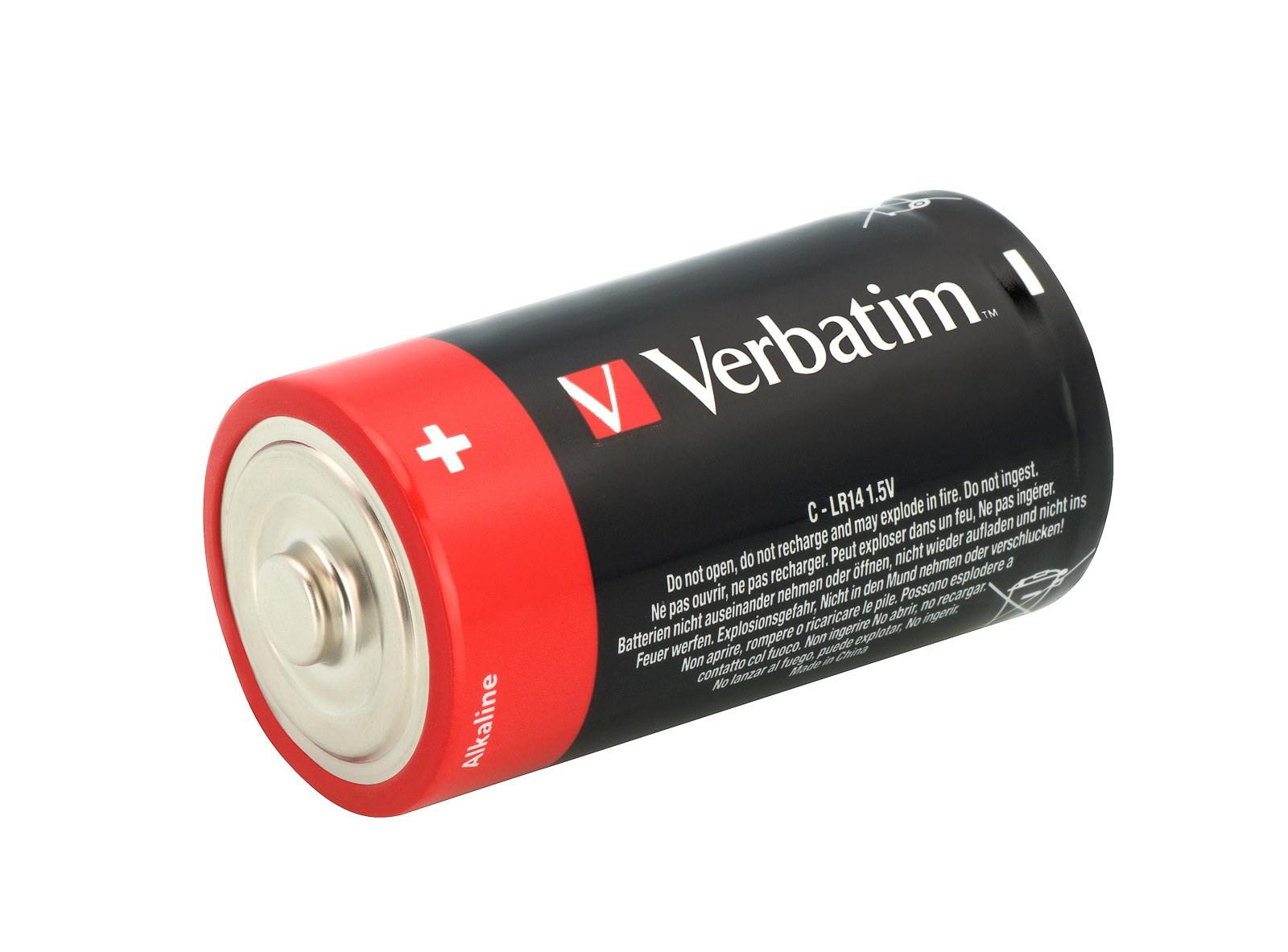 Verbatim C Alkaline Batteries 2-pack 49922 - Image 2