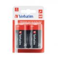 Verbatim D Alkaline Batteries 2-pack 49923