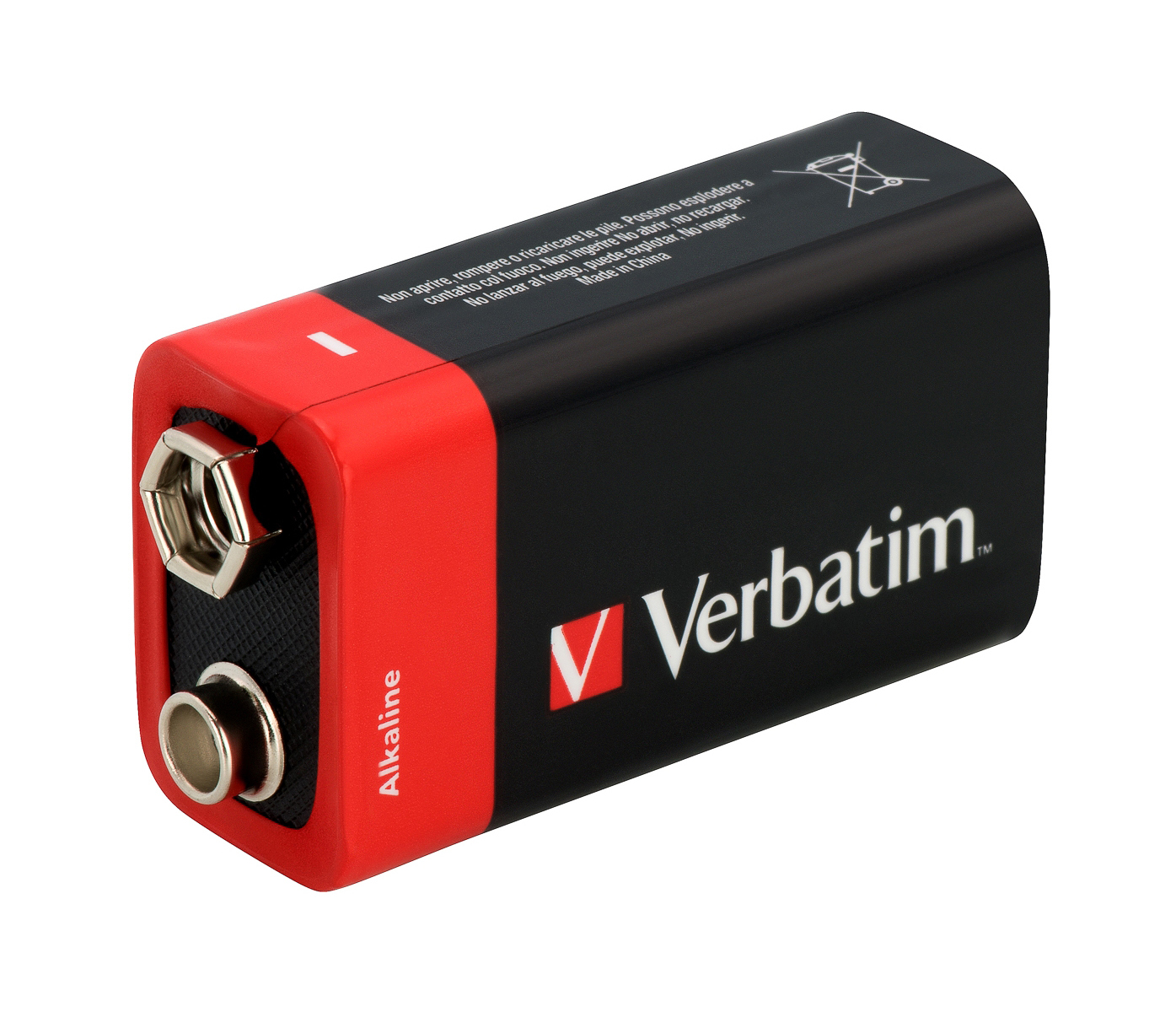 Verbatim 6LR61 9V Alkaline Battery 49924 - Image 2
