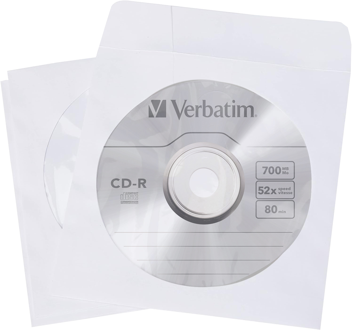 Verbatim 50-pack CD Sleeves 49992 - Image 2
