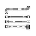 Lenovo ThinkSystem SR630 v2 4 x 3.5-inch Backplane Cable Kit 4X97A59791