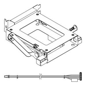 Lenovo ThinkSystem ST50 V3 3rd 3.5-inch HDD Cage Kit 4XF7A93516
