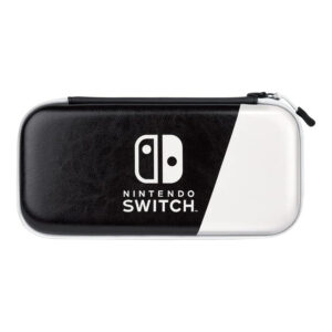 PDP Slim Deluxe Travel Case for Nintendo Switch Black and White 500-218-BW