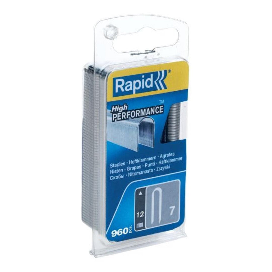 Rapid 12mm Galvanised Cable Clamp Staple - 960 Staples 50468