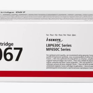 Canon 067 Magenta Toner Cartridge 1,250 Pages Original 5100C002 Single-pack