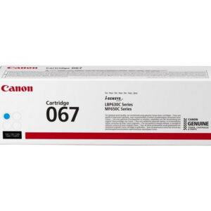 Canon 067 Cyan Toner Cartridge 1,250 Pages Original 5101C002 Single-pack