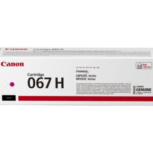Canon 067H Magenta Toner Cartridge 2,350 Pages Original 5104C002 Single-pack