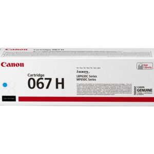 Canon 067H Cyan Toner Cartridge 2,350 Pages Original 5105C002 Single-pack