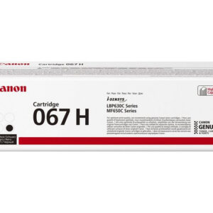 Canon 067H Black Toner Cartridge 3,130 Pages Original 5106C002 Single-pack