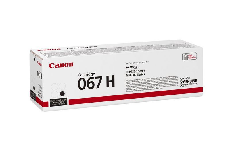 Canon 067H Black Toner Cartridge 3,130 Pages Original 5106C002 Single-pack - Image 2
