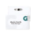 Fellowes Pin Badge 40 x 60mm Clear PVC 100-pack 53040