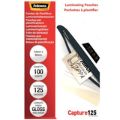 Fellowes Glossy 125 Micron Card Laminating Pouch 54x86mm 5306302