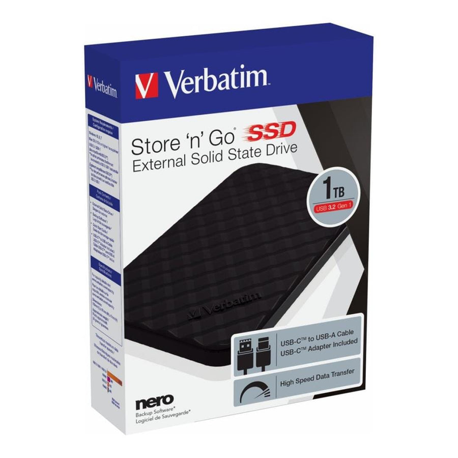 Verbatim Store ‘n’ Go 1TB Gen 1 External SSD 53230