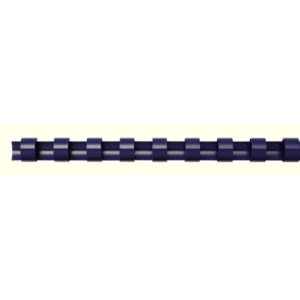 Fellowes 6mm Plastic Binding Combs Blue 5345106