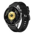Huawei Watch GT 6 46mm Stainless Steel Case with Black Fluoroelastomer Strap 55020FUF